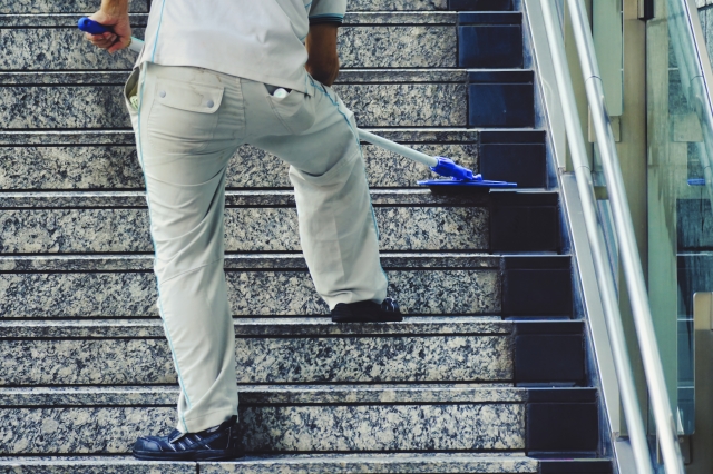 階段清掃